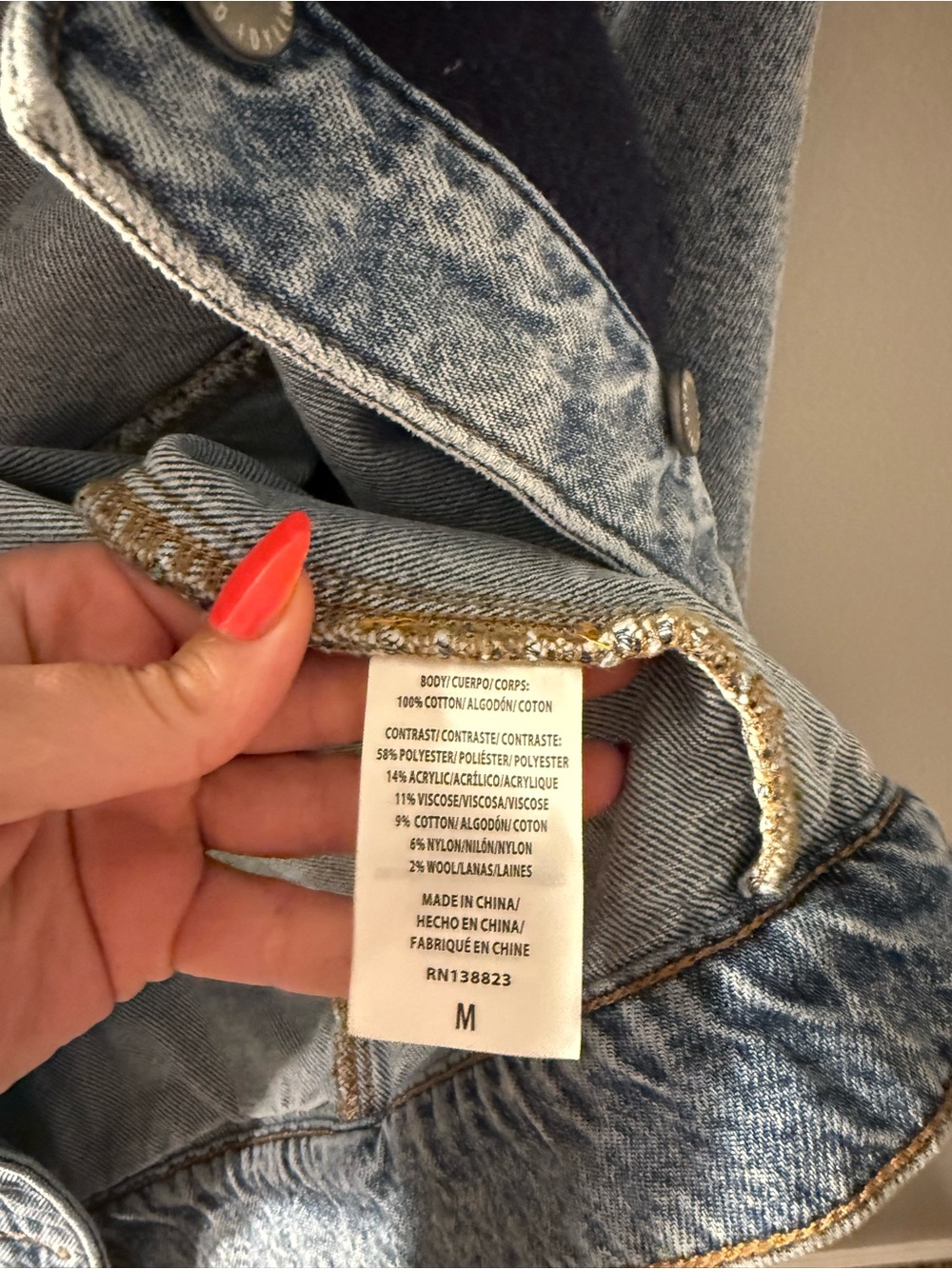 Idyllwind by Miranda Lambert Women’s Mallard Denim and Blanket Mixed Jacket - Picture 6 of 8